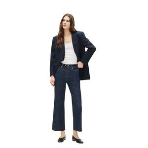 J. Crew Slim Wide Leg Jeans Size 31 Tall Preppy Contemporary
